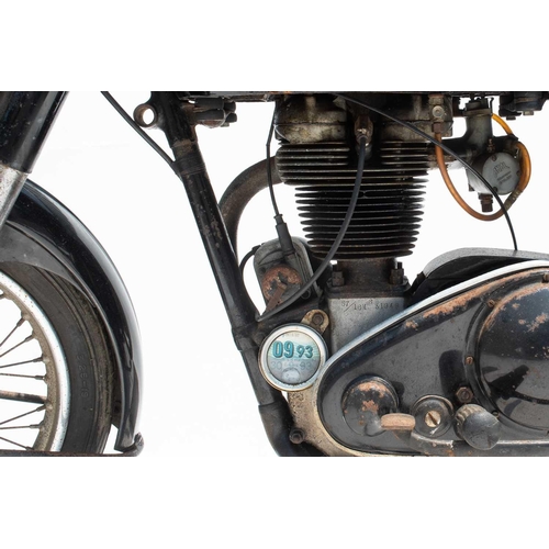 404 - A 1957 AJS 350cc motorcycle. Registration 83 KHK    Frame number A56145 Engine number 57/16MS31945 F... 