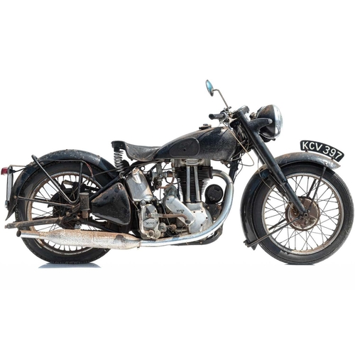 407 - A Norton Model 18 500cc motorcycle, circa 1947. Registration number KCV 397 Frame number 13055N4 Eng... 