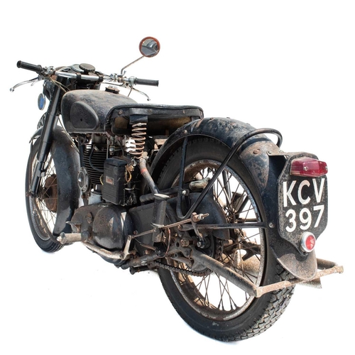 407 - A Norton Model 18 500cc motorcycle, circa 1947. Registration number KCV 397 Frame number 13055N4 Eng... 