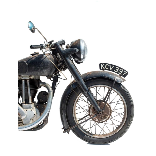 407 - A Norton Model 18 500cc motorcycle, circa 1947. Registration number KCV 397 Frame number 13055N4 Eng... 