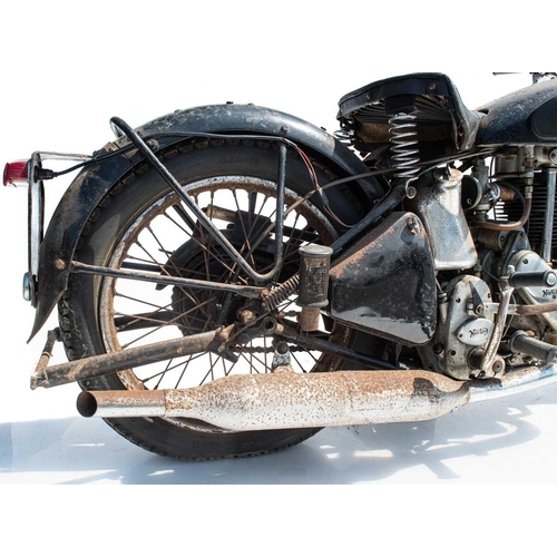 407 - A Norton Model 18 500cc motorcycle, circa 1947. Registration number KCV 397 Frame number 13055N4 Eng... 