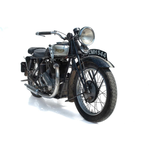 408 - A 1935 Triumph 6/1 650cc motorcycle. Registration number CMH 544 Frame number V361 Engine number 1 V... 