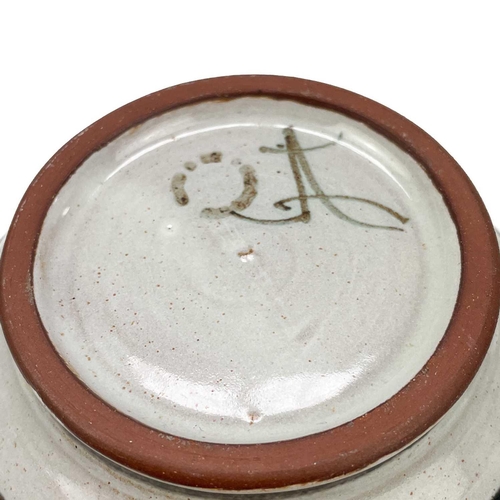 420 - An Aldermaston pottery vase. Height 14cm, possibly Jason Shackleton monogram, together with another ... 