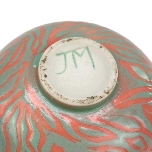 448 - A Sidney Tustin studio pottery preserve jar and cover. Impressed marks together with various other s... 