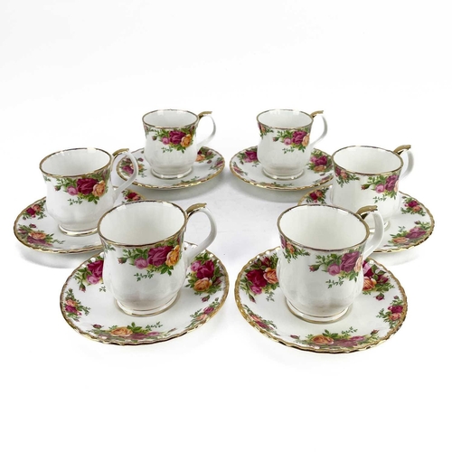 449 - A Royal Albert Old Country Roses part service. Comprising: Two twin handled circular tureens, sauceb... 