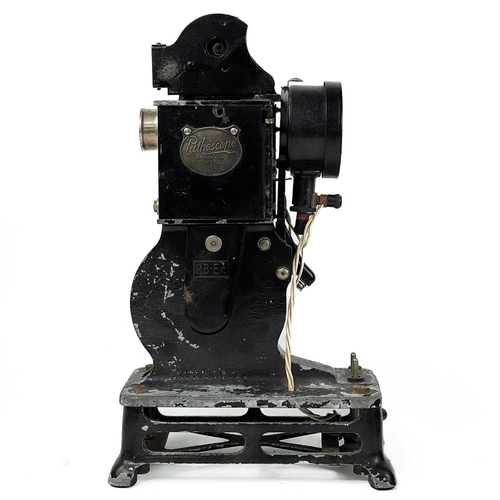 48 - A Pathescope Motocamera. Together with a Pathescope PB Ex Cine projector with accessories, an Olympu... 