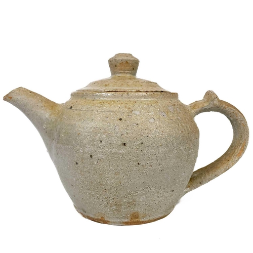 511 - A collection of Seth Cardew studio pottery. To include a teapot 14 cm high, three small cream jugs 8... 