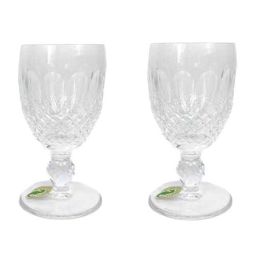 559 - A part suite of Waterford Colleen crystal glass. Comprising: six white wine glasses, six champagne f... 