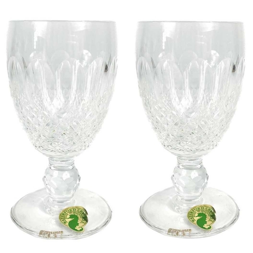 559 - A part suite of Waterford Colleen crystal glass. Comprising: six white wine glasses, six champagne f... 