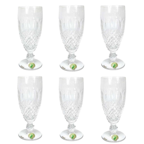 559 - A part suite of Waterford Colleen crystal glass. Comprising: six white wine glasses, six champagne f... 