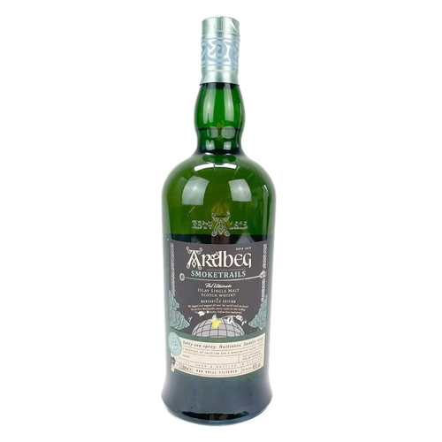 83 - A one litre bottle of Ardbeg Smoke Trails single malt Scotch Whisky. Sealed.