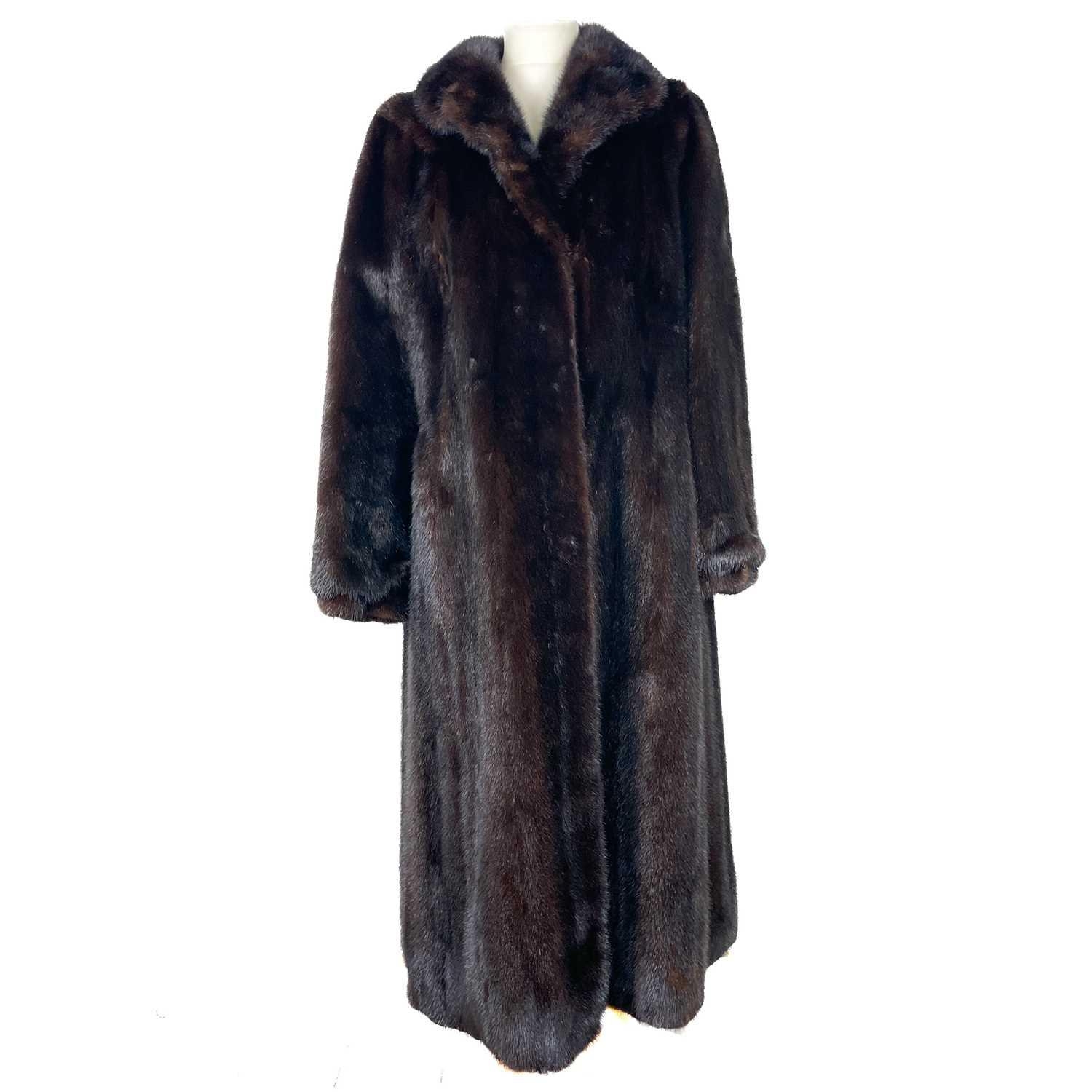 Newest vintage saga mink coat size large braided