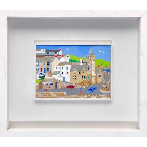116 - Richard Sidney LODEY (1950) Porthleven Acrylic and gouache on board, initialled and inscribed, 14.5 ... 