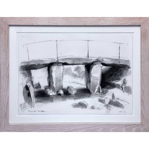135 - Stuart A KNOWLES (1948) Penponds Bridge Pencil and charcoal on paper, initialled, inscribed and date... 