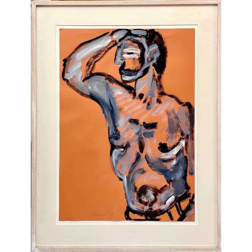 183 - Tim NEWMAN (1956) Shape Shifter Gouache on paper, signed and dated '04, further signed and inscribed... 