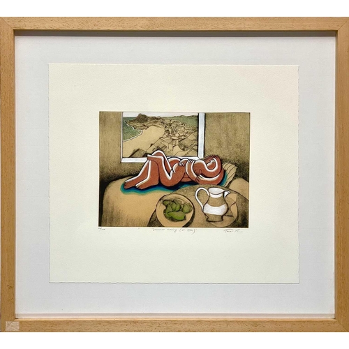 189 - Trevor PRICE (1966) Summer Evening (St Ives) Etching, signed, inscribed and numbered 80/100, plate s... 