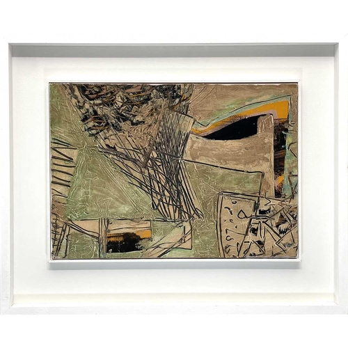 191 - Roy WALKER (1936-2001) Abstract Oil on board, signed and dated 1993, 35 x 49cm. Frame size 56 x 68.5... 