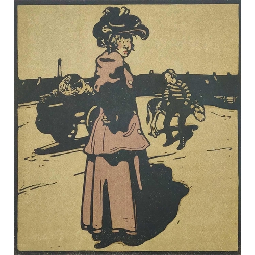 344 - William NICHOLSON (1872-1949) Coster, 1898 Lithograph Signed, inscribed and dated 1898 to verso Pape... 