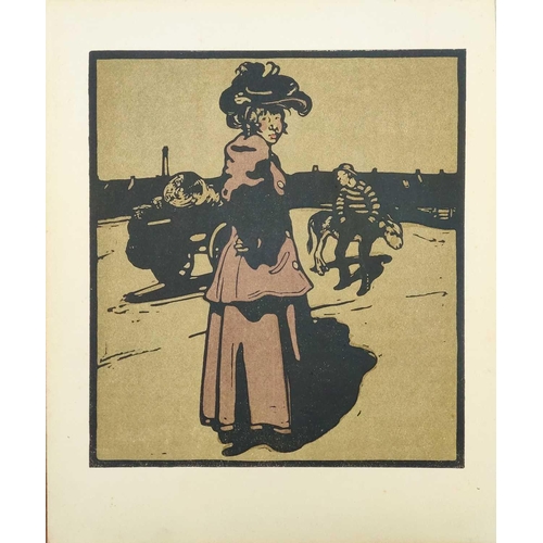 344 - William NICHOLSON (1872-1949) Coster, 1898 Lithograph Signed, inscribed and dated 1898 to verso Pape... 