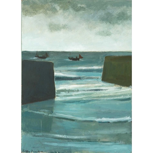48 - Biddy PICARD (1922-2019) Incoming Tide, 1989 Oil on board, signed and dated, 39 x 28.5cm (frame size... 