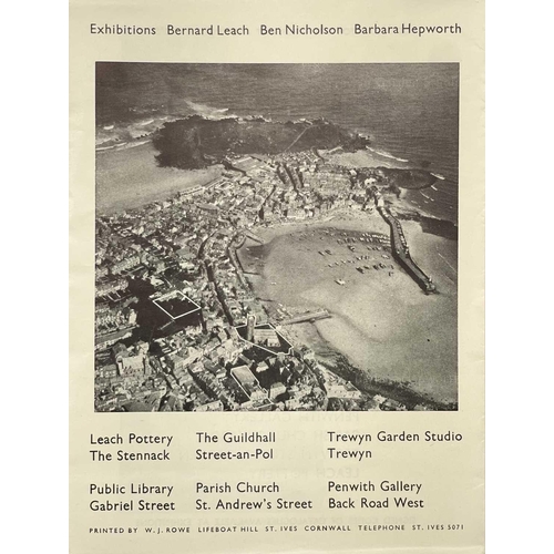 57 - The Borough of St. Ives, Cornwall booklets for Barbara Hepworth & Bernard Leach to commemorate the c... 