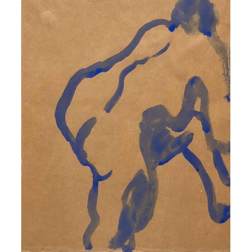 94 - Tim NEWMAN (1956) After the Bath Gouache on paper, signed and dated '05, further signed, inscribed a... 