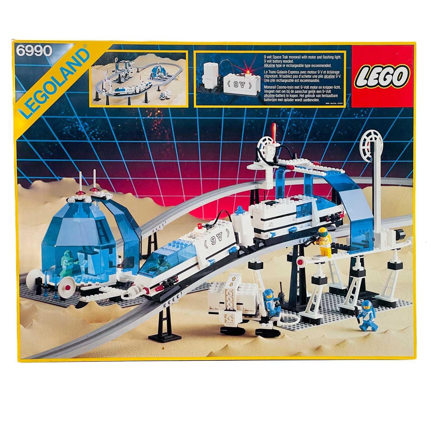 Lego Space Trak monorail set 6990 plus extra set 6921 These models have been previously made and r