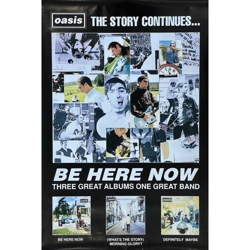 Oasis posters Oasis-Be Here Now☆英プロモ・ポスター - Be Here Now
