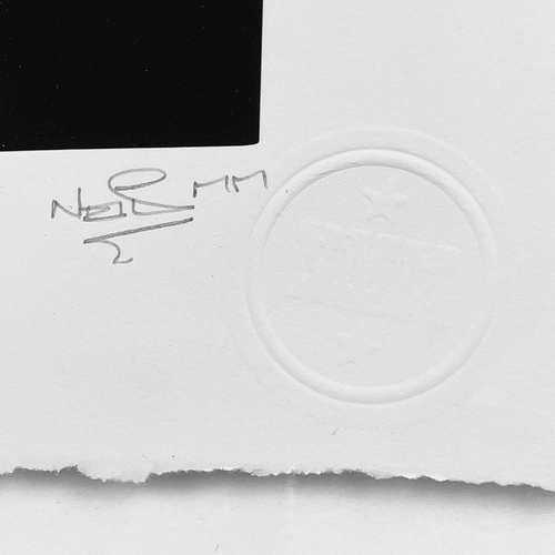 287 - Neil MACKENZIE MATTHEWS (1957), Karl Wallinger. Artist's proof print Signed and embossed with studio... 