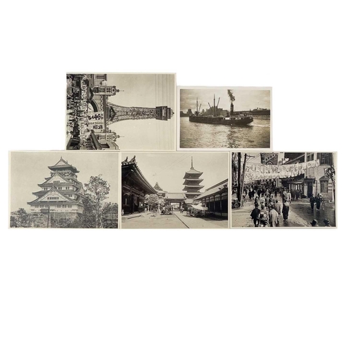 1065 - Over forty photographs relating to Japan. Including scenes views of Mtyajima, Kobe and Kyoto. (40+)