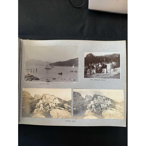 1090 - A photo album with images of China, Hong Kong and Norway. With images of Canton dated 1913 including... 