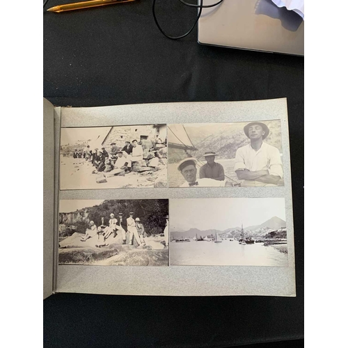 1090 - A photo album with images of China, Hong Kong and Norway. With images of Canton dated 1913 including... 