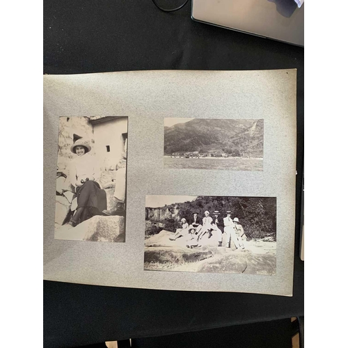 1090 - A photo album with images of China, Hong Kong and Norway. With images of Canton dated 1913 including... 