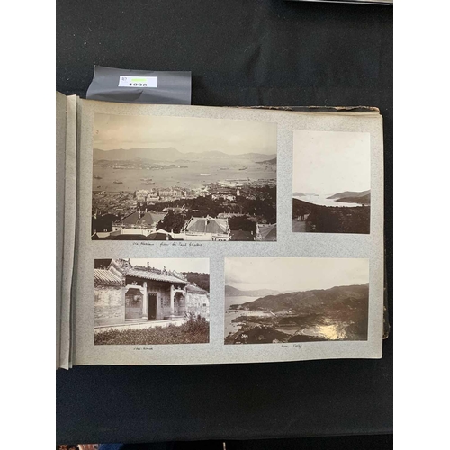 1090 - A photo album with images of China, Hong Kong and Norway. With images of Canton dated 1913 including... 