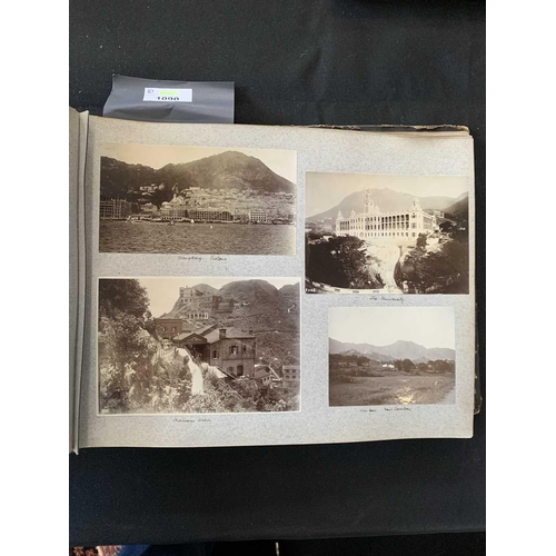 1090 - A photo album with images of China, Hong Kong and Norway. With images of Canton dated 1913 including... 