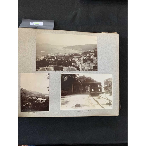 1090 - A photo album with images of China, Hong Kong and Norway. With images of Canton dated 1913 including... 