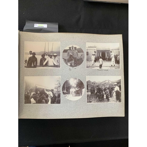 1090 - A photo album with images of China, Hong Kong and Norway. With images of Canton dated 1913 including... 