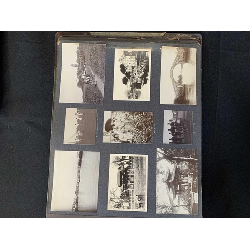 1091 - A Chinese photo album, early 20th century. Including views in Shanghai dated 1910 and 1911, Soochow,... 