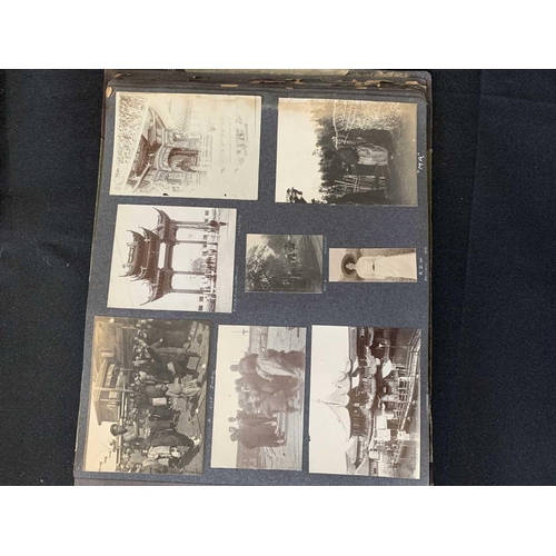 1091 - A Chinese photo album, early 20th century. Including views in Shanghai dated 1910 and 1911, Soochow,... 