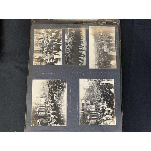 1091 - A Chinese photo album, early 20th century. Including views in Shanghai dated 1910 and 1911, Soochow,... 