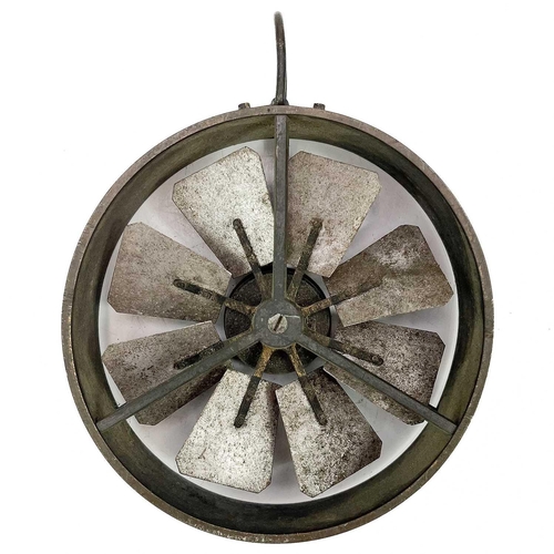 132 - A 20th century anemometer by J H Steward. Diameter 10.5cm