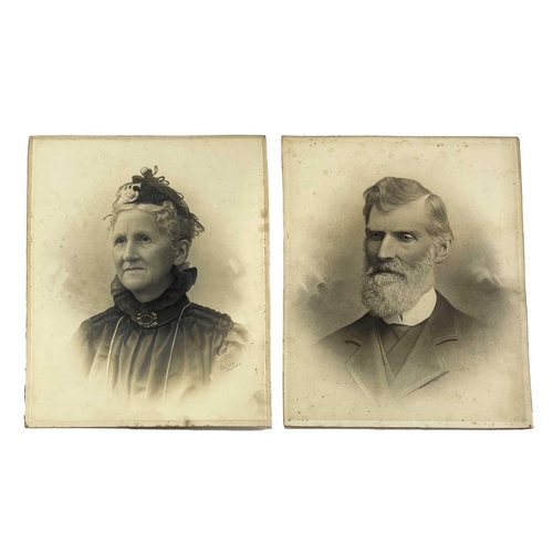 142 - A collection of Carte de Visite and Cabinet Cards. Together with larger portraits.