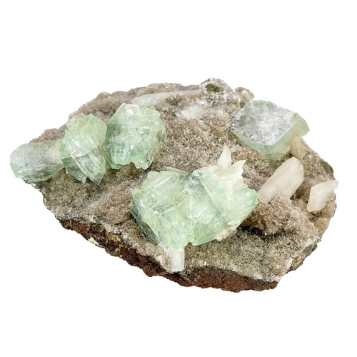 145 - A collection of minerals in various formations and sizes. To include an apophyllite with Heulandite ... 