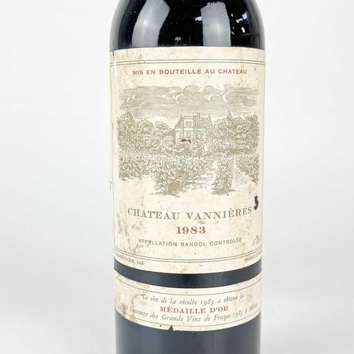 234 - A bottle of Chateau Vannieres 1983 .