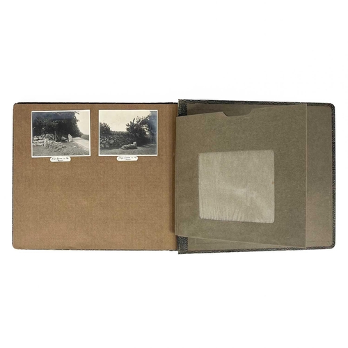 260 - Two albums of photographs, Dartmoor and South Devon. Circa 1920, each image mounted and titled in in... 