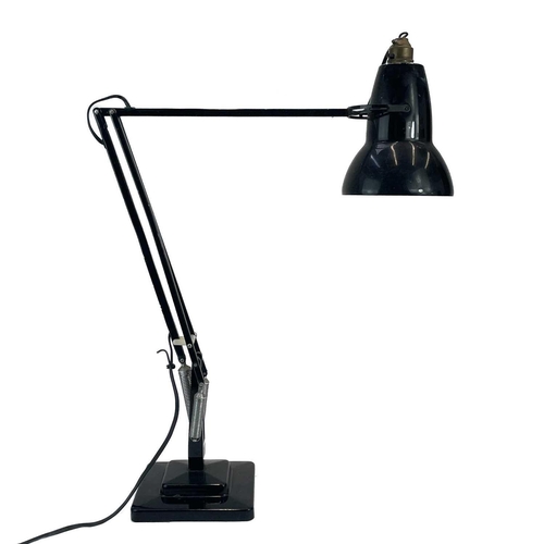 28 - A Herbert Terry anglepoise lamp. With black painted finish, height 55cm. The springs and adjustabili... 