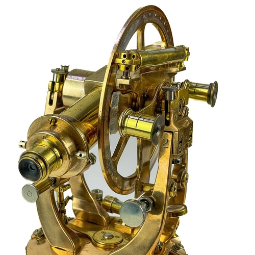 287 - A Transit Theodolite by Cooke, Troughton and Simms. Early 20th Century, Diameter of wheel 15cm, heig... 