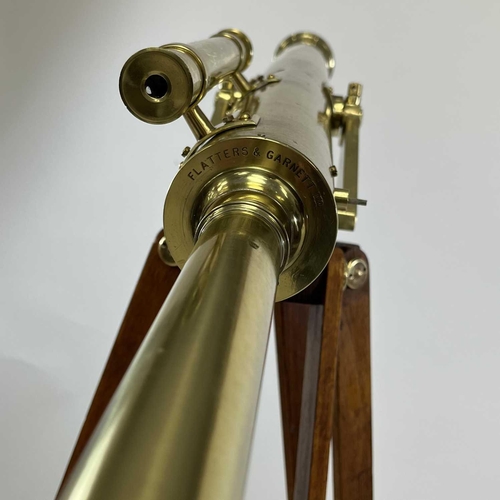 288 - An early 20th century brass Terrestrial Telescope by Flatters & Garnett Manchester. 3