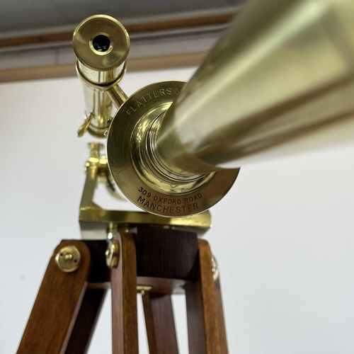 288 - An early 20th century brass Terrestrial Telescope by Flatters & Garnett Manchester. 3