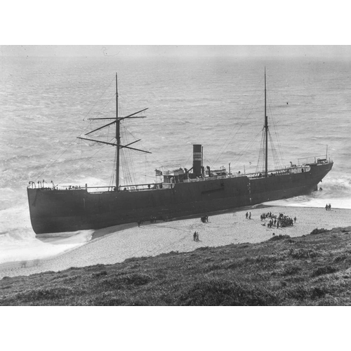 294 - The Frank Strike Collection of Cornish Shipwreck Lantern Slides An important collection of 'Magic La... 